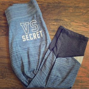 Pink/Victoria secret Capri leggings